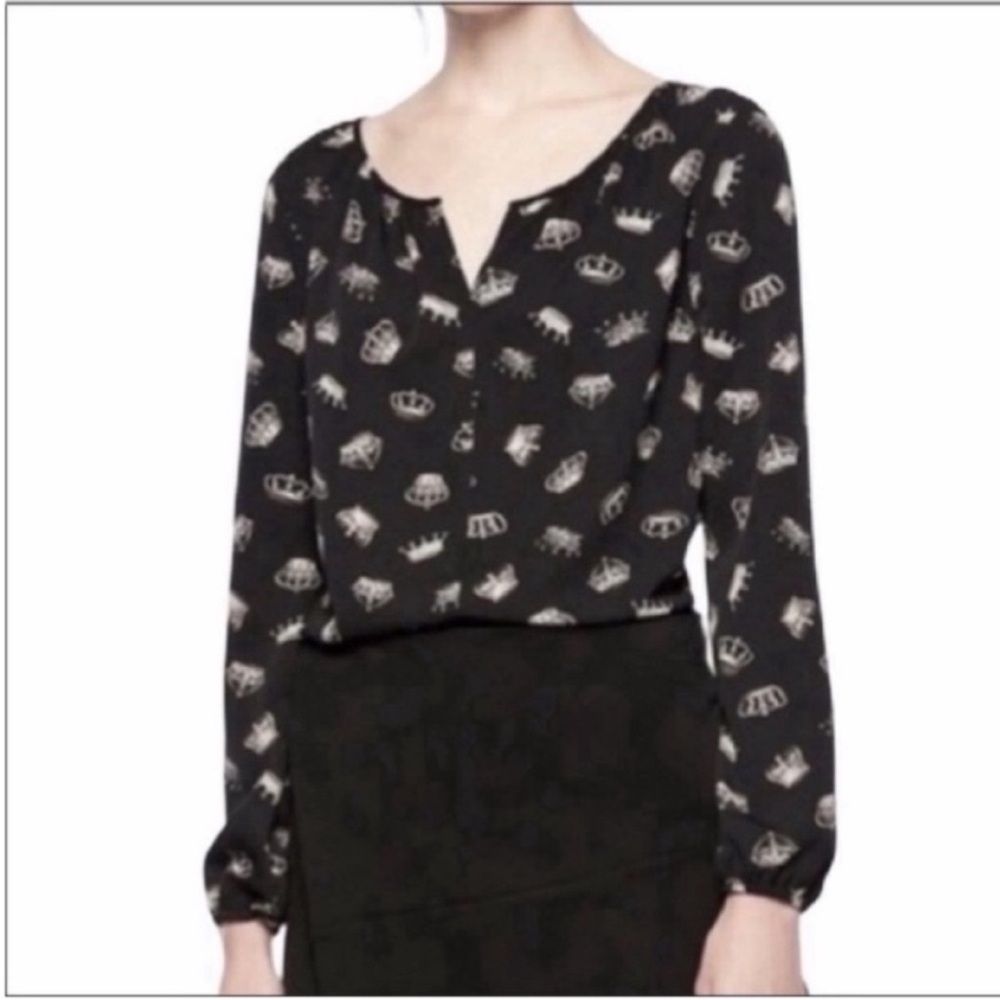 THAKOON for DESIGNATION crowns blouse top L